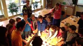 Techniekles in groep 8b Rehobothschool Kootwijkerbroek [upl. by Fennessy]