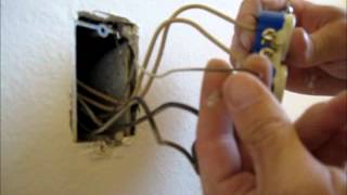 How To Replace An Old Electrical Outlet  Wall Plug Replacement [upl. by Gorrono737]