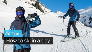 How to Ski in a Day  20 Tips [upl. by Laresa149]