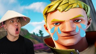 Asian Dads most Wholesome Fortnite game EVER [upl. by Kcirdnek]