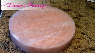 Himalayan Pink Salt Block Cook amp Reveiw With Lindas Pantry [upl. by Drofub]