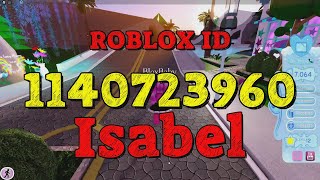 ISABEL Roblox Song Codes [upl. by Agiaf]