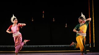 Radha Rani Sange Nache Murali Pane  Odissi Dance  Mahima Debashrita [upl. by Stephi926]