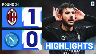 MILANNAPOLI 10  HIGHLIGHTS  Theo Hernandez edges Napoli at San Siro  Serie A 202324 [upl. by Aremahs240]