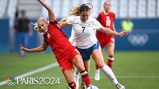 Canada womens soccer mount comeback win over New Zealand  Paris Olympics  NBC Sports [upl. by Akahc]