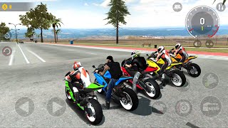 Extreme Morobikes stunt Motorcycle video game 1  Motocross Racing Best Bike game Android Gameplay [upl. by Katzen537]