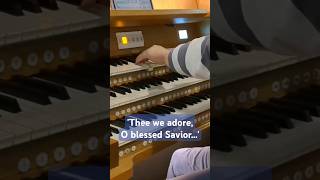 Chorale Prelude on Adoro te devote  Healey Willan organist churchorganist pipeorgan [upl. by Kilian268]