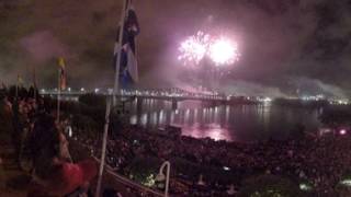 Canada Day fireworks in 360º [upl. by Waddell]