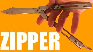 Butterfly Knife Tricks for Beginners 31 Zipper [upl. by Myer]