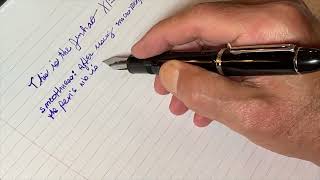 Testing the No 8 size steel nib on the Jinhao X159 fountain pen [upl. by Anett]