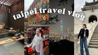 4 days in taipei  day trip to jiufen beitou hot springs raohe nightmarket elephant mountain hike [upl. by Bord]