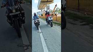 R15 vs f 220 Pulsar hyper ride 😱😱motovlog [upl. by Eicnarf290]