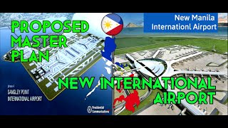 Proposed Master Plan New Manila International Airport and Sangley Point International Airport [upl. by Sontich]