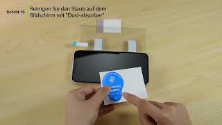 Displayschutz Installationsanleitung Video [upl. by Euf]