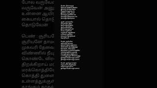 Mudhal Kanavae Song Lyrics  Majunu  Harris Jayaraj  Prashanth Rinke Khanna [upl. by Shadow]