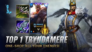 Wild Rift TRYNDAMERE  TOP 1 King Tryndamere S14 Ranked Gameplay  Build [upl. by Caye]