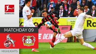 1 FC Köln  Bayer 04 Leverkusen 22  Highlights  Matchday 9 – Bundesliga 202122 [upl. by Rochemont485]