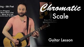 Chromatic Scale Guitar Lesson [upl. by Lectra363]