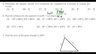 Math 1060 Final Exam  Question 5 [upl. by Epoh]