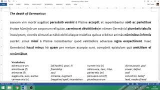 Germanicus and Piso Part 2 The Death of Germanicus [upl. by Cameron]