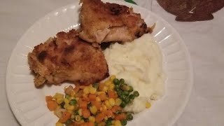 receta pollo frito crujiente al estilo americano [upl. by Eenafit]