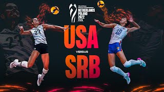 🇺🇸 USA vs 🇷🇸 SRB  Highlights Semi Finals  Womens World Championship 2022 [upl. by Vizza]