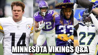 Minnesota Vikings QampA Trade Darnold SPOILER No Calm Down Run First Team Adding More Corners [upl. by Geordie]