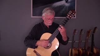 J S Bach 4 Short Preludes arranged for guitar by PerOlov Kindgren [upl. by Hakym]