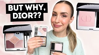 DIOR SPRING MAKEUP 2024whats going on here 🤨 Mimirose Palette amp Rose Popeline Blush REVIEW [upl. by Lledniuq]