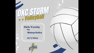 OKC Storm Varsity  Bishop Kelley 20241007 [upl. by Narahs]