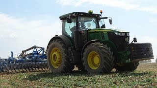 Testy John Deere 7230R WANICKI AGRO  Uprawa Pożniwna 2017 [upl. by Coshow]