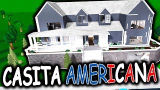 UNA CASA ESTILO AMERICANO  BLOXBURG  ROBLOX [upl. by Engelhart]