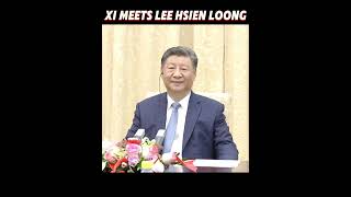 Xi meets Lee Hsien Loong shortvideo [upl. by Fanchan]