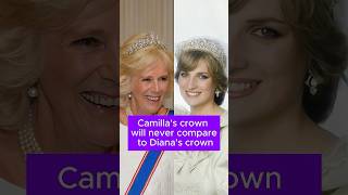 Camillas crown will never compare to Dianas crown Camilla Diana britishroyalfamily Charles [upl. by Duaner]