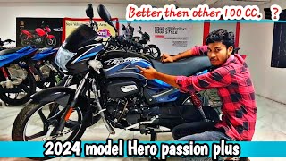 2024 Model 👈 Hero Passion plus 🤫 Millage features price 🤔 All Detail review 👌 [upl. by Haeli]