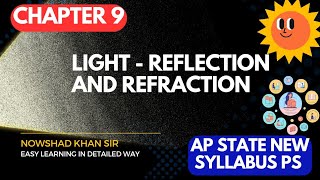 LightReflection and refraction class 10 PSAP state new syllabusAll about reflection [upl. by Park]