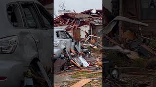 War Zone Tornado Leaves Heavy Damage in Oklahoma City [upl. by Eart]