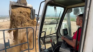 Huge Liebherr 984 Excavator Loading Trucks With Two Passes  Labrianidis Mining Works [upl. by Ecart]