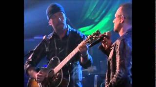 Bono and The Edge  Stay Live at Elvis Costello 2009 HQ [upl. by Hurless]