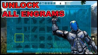 Ark Engrams Command  Unlock ALL ENGRAMS No Bosses Needed [upl. by Milissa662]