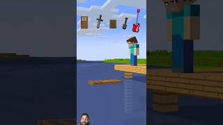 quotWill A Guitar Boat Hold My Weight Inspired by MrBeast minecraft steve shorts trending remix [upl. by Alletneuq]