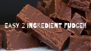 Easy 2 Ingredient Fudge [upl. by Rus]