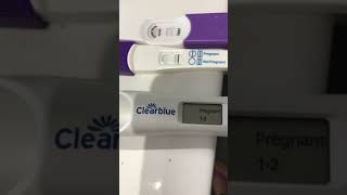 16 DPO  Clearblue Pregnosis amp Confirm pregnancy test kits [upl. by Enelrad]