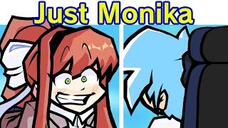 Friday Night Funkin With Everlasting Funk VS Just Monika FNF ModDoki Doki Literature ClubDDLC [upl. by Clellan]