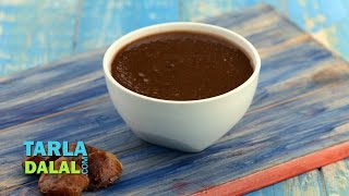 Khajur Imli Chutney Sweet Chutney by Tarla Dalal [upl. by Eriam810]