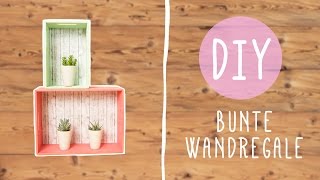 DIY mit Nina Moghaddam Bunte Wandregale für dein Zimmer ♡ ♡ ♡ [upl. by Stoll]