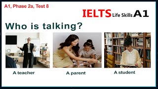 IELTS Life Skills A1 Listening practice Test 8 ► New 2024 [upl. by Oloapnaig201]