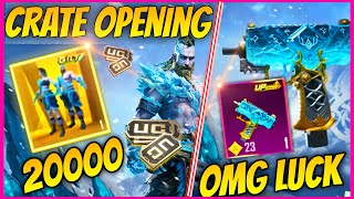 TRICK TO GET AKM ADMIRAL AND GLACIER UZI ALMOST FREE  NEW ULTIMATE SET CRATE OPENING  10 UC LUCK [upl. by Trevar]