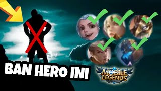 KALIAN WAJIB BAN HERO INI  SKILL 1 NYA GAK ADA OBATNYA   Mobile Legend Indonesia [upl. by Minnie641]