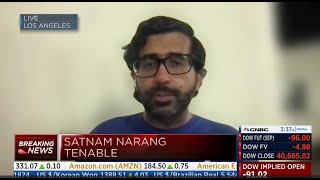 Tenable Senior Staff Research Engineer discusses global tech outage on CNBC [upl. by Aznarepse867]